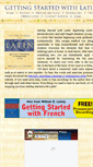 Mobile Screenshot of gettingstartedwithlatin.com